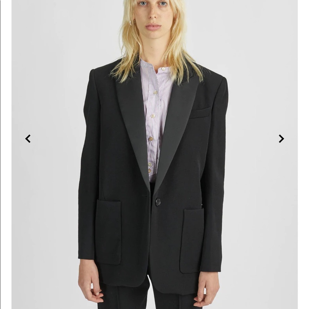 Isabel Marant Laya Tuxedo Blazer Black Size 38 EUC, Flawless condition!